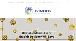 Desktop Screenshot of lenstoppers.com